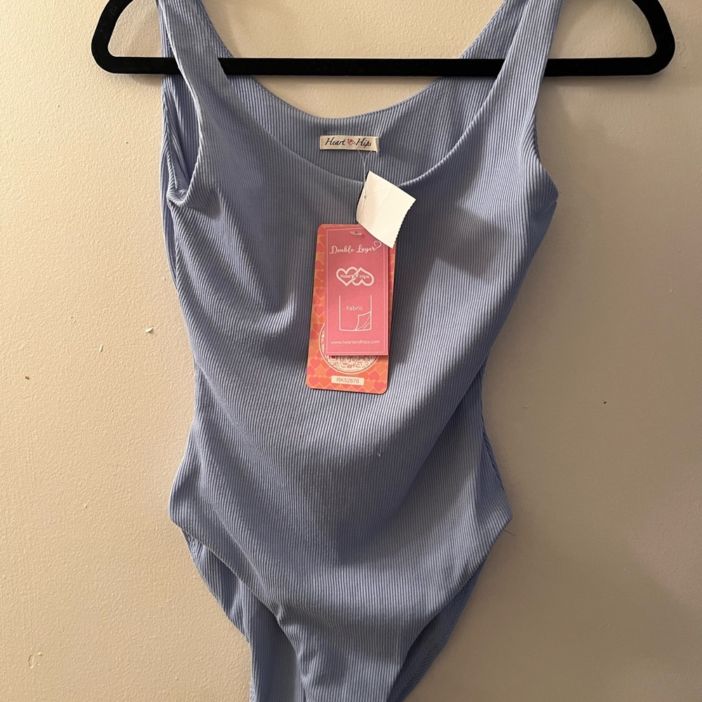 Sale**Make an Offer***Sky Blue Ribbed Knit Top